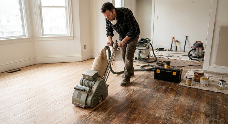 Hardwood Floor Renovation in Vero Beach, FL