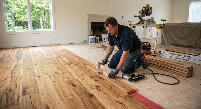 Hickory Floor Installation in Vero Beach, FL