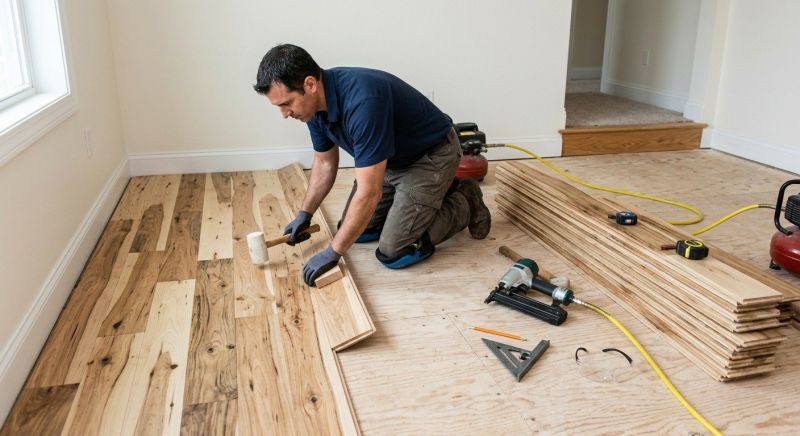 Hickory Floor Installation in Vero Beach, FL
