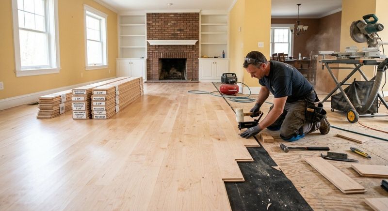 Maple Flooring Installation in Fellsmere, FL