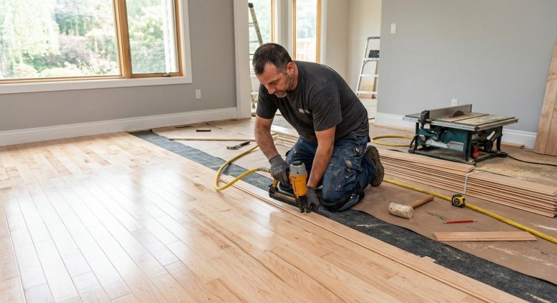 Maple Flooring Installation in Grant, FL