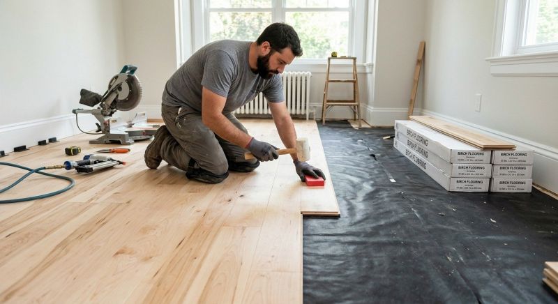 Maple Flooring Installation in Grant, FL