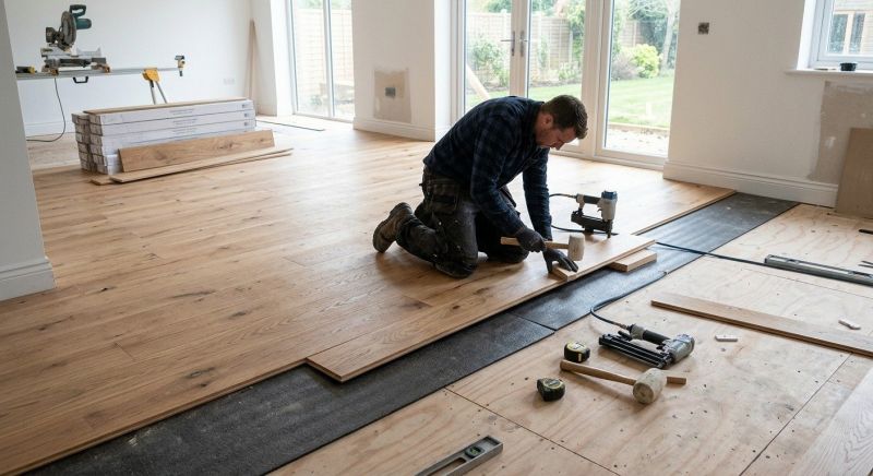 Oak Floor Installation in Grant, FL