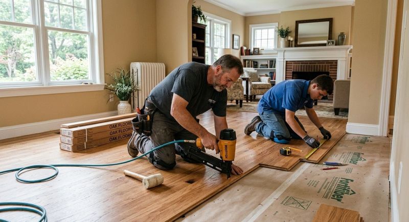 Oak Floor Installation in Grant, FL