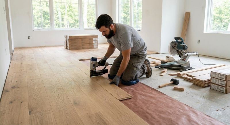 Oak Floor Installation in Vero Beach, FL