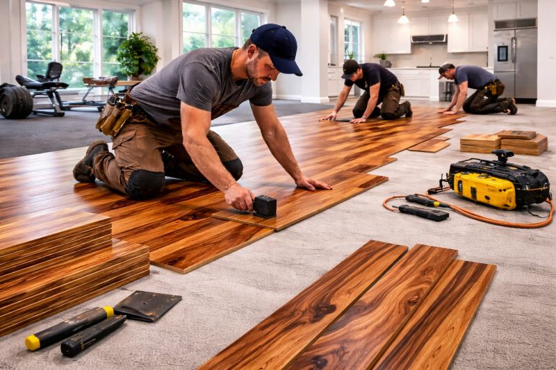 Teak Flooring Installation in Vero Beach, FL