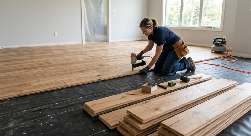 Wide Plank Floor Installation in Vero Beach, FL