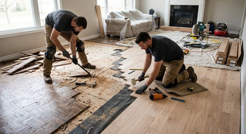 Wood Floor Replacement in Grant, FL