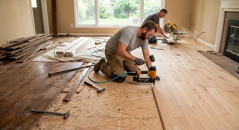 Wood Floor Replacement in Sebastian, FL